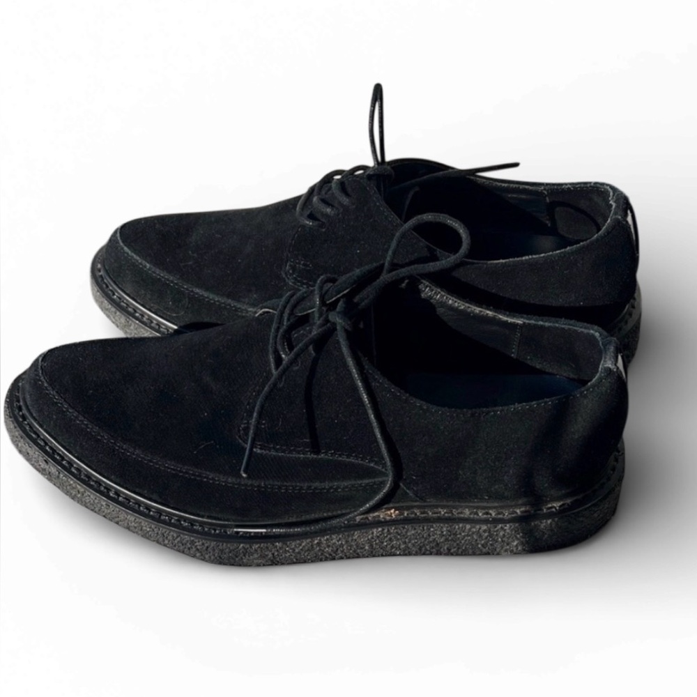 UNIF Black Suede Unisex Desmonds Creepers Oxfords shoes Women’s 8.5/Men’s 7 EUC